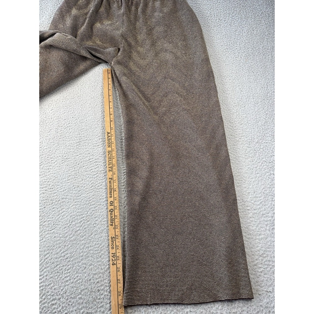 Isa Boulder‎ Lenticular Pants Size XL Brown Handmade Avant-Garde Structural Knit - Picture 6 of 13